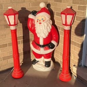 Vintage Lamp Post Blow Molds